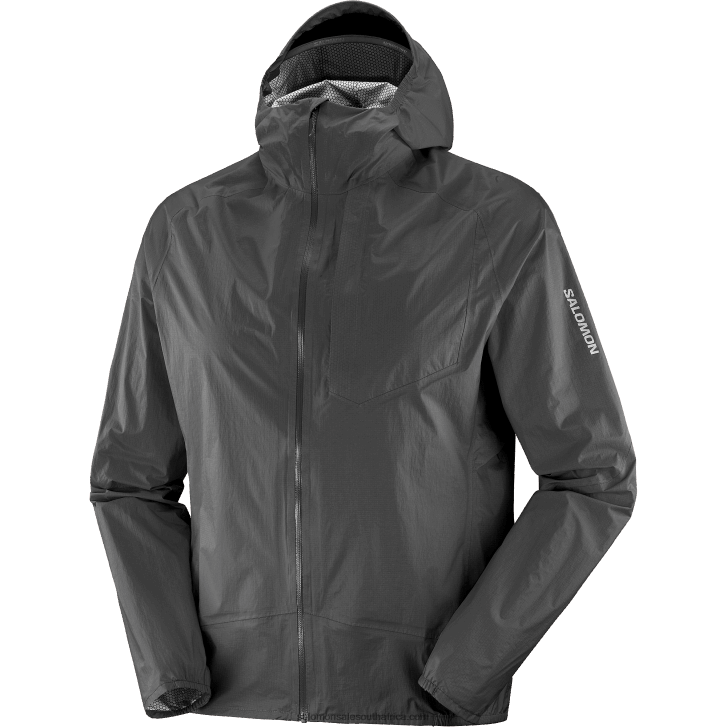 Salomon Men\s Shell Jacket - Bonatti Waterproof JV8B481101 Deep Black