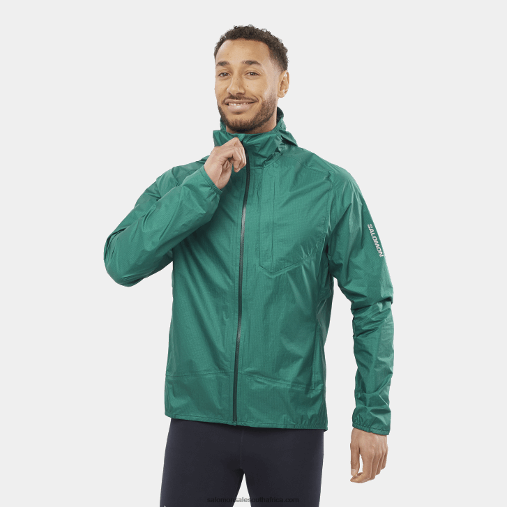 Salomon Mens Shell Jacket - Bonatti Waterproof JV8B481104 Pacific