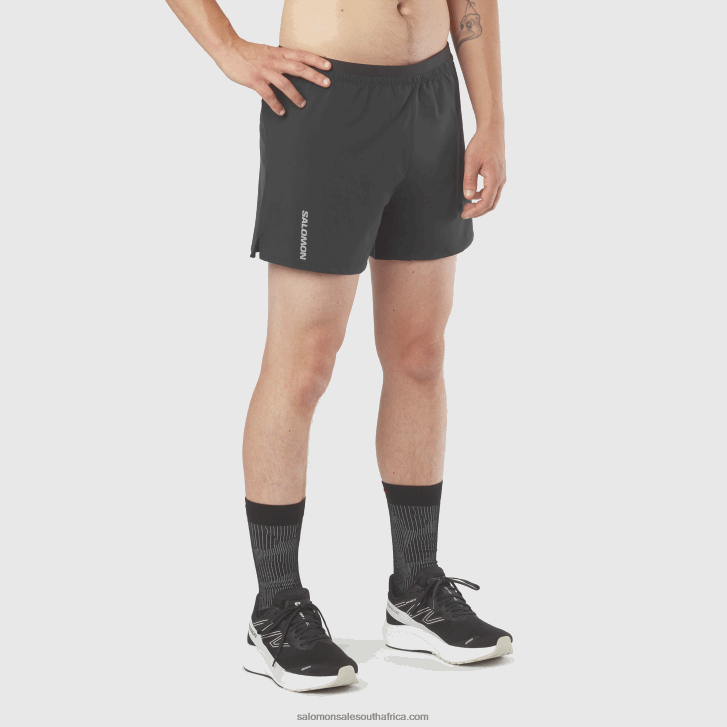 Salomon Mens Shorts - Cross 5 JV8B48272 Deep Black