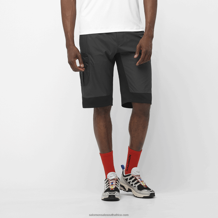 Salomon Mens Shorts - Equipe JV8B48260 Deep Black