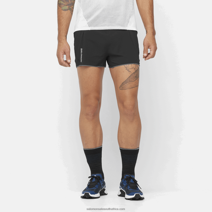 Salomon Mens Shorts - Sense Aero 3 JV8B48288 Deep Black