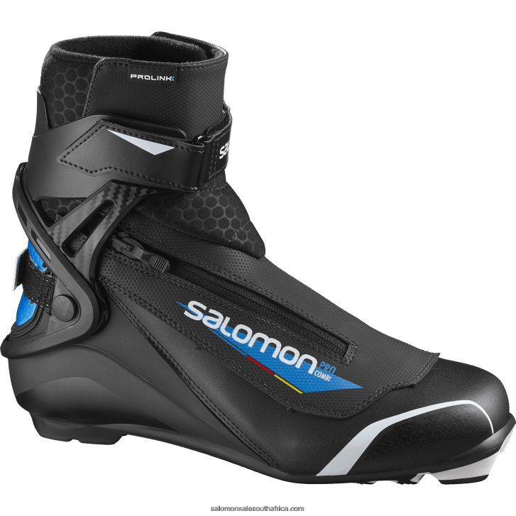 Salomon Mens Skating Classic Nordic Boots - Pro Combi Prolink JV8B48701 Dark Navy/Black/Process Blue