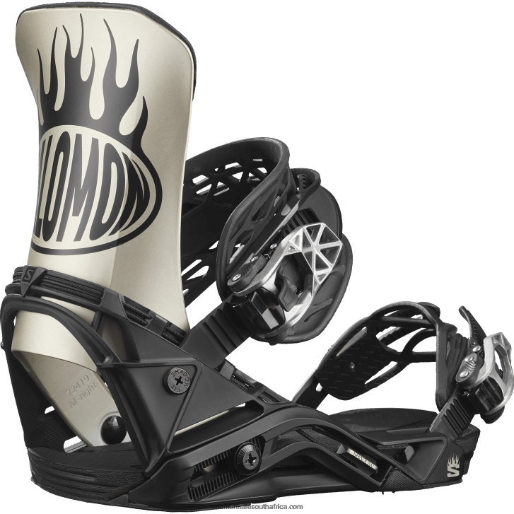 Salomon Mens Snowboard Bindings - District Pro Team JV8B48619 Metallic Gold