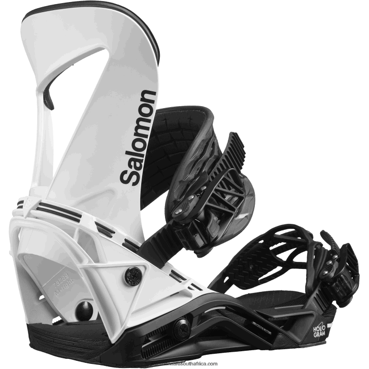 Salomon Mens Snowboard Bindings - Hologram JV8B48615 White/Black