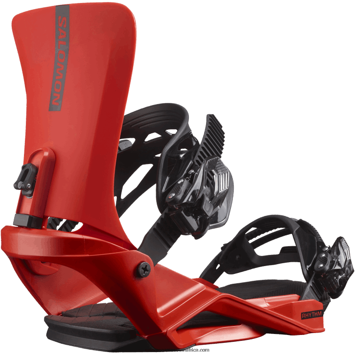 Salomon Mens Snowboard Bindings - Rhythm JV8B48610 Red