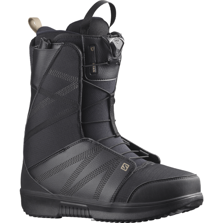 Salomon Mens Snowboard Boots - Titan JV8B48596 Black/Roasted Cashew