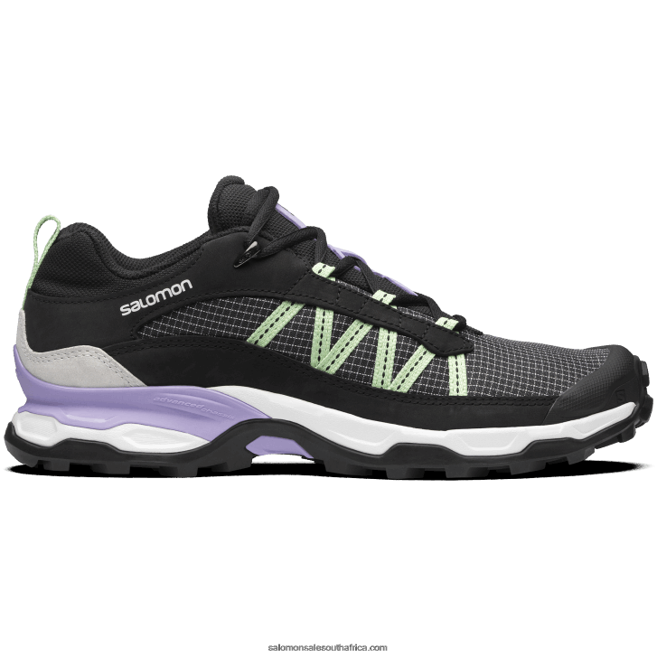 Salomon Mens Sportstyle Shoes - Shelter Low Leather JV8B48172 Black/White/Patina Green