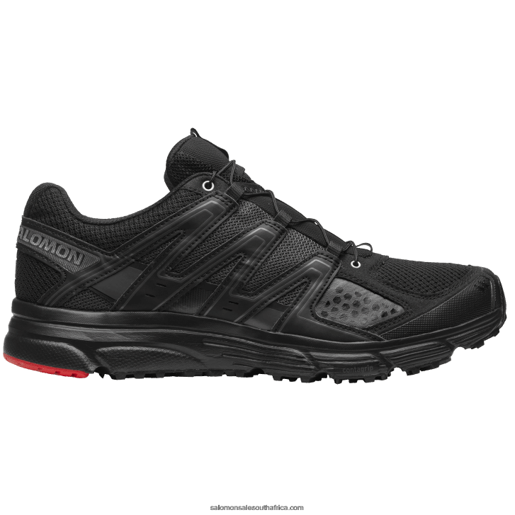 Salomon Mens Sportstyle Shoes - X-Mission 3 JV8B48203 Black/Silver Metallic X/Racing Red