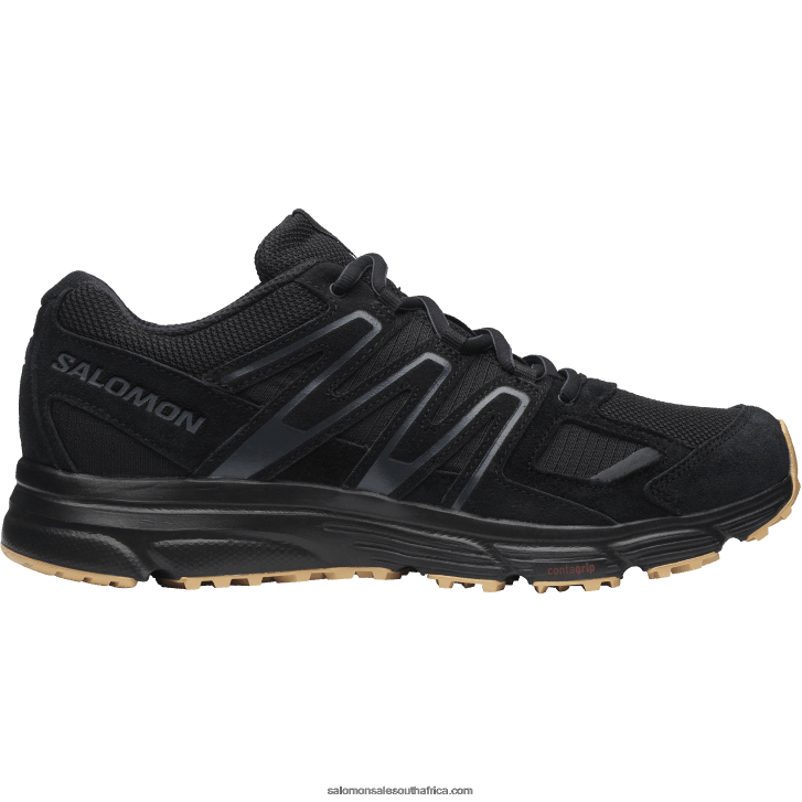 Salomon Mens Sportstyle Shoes - X-Mission 4 Suede JV8B48165 Black/Ebony/Gum3