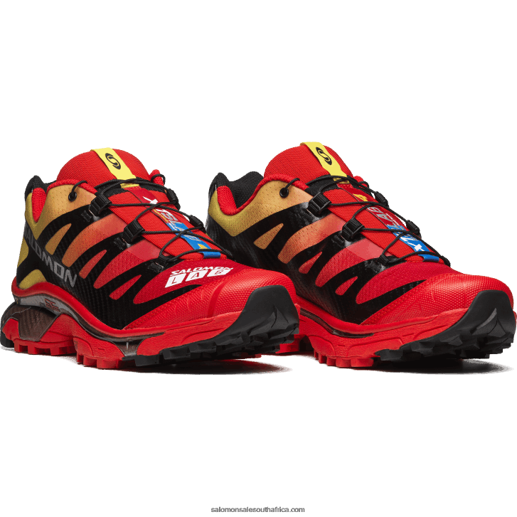 Salomon Men\s Sportstyle Shoes - Xt-4 Og JV8B4863 Fiery Red/Black/Empire Yellow