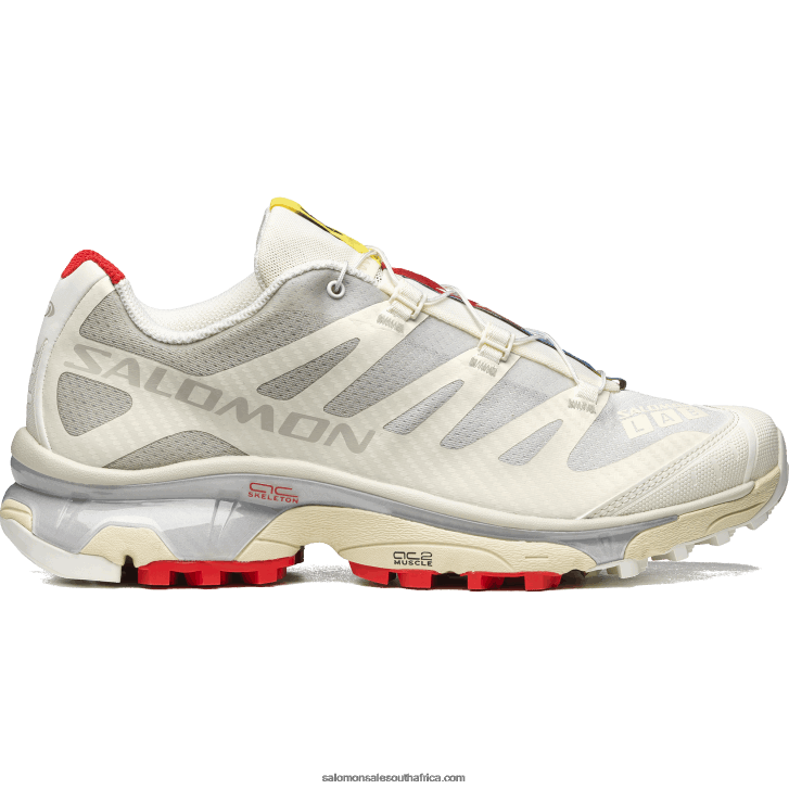 Salomon Mens Sportstyle Shoes - Xt-4 Og JV8B4864 Vanilla Ice/Fiery Red/White