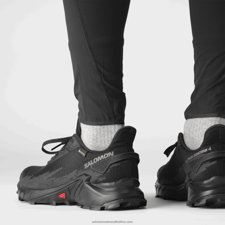 Salomon Men\s Trail Running Shoes - Alphacross 4 Gore-Tex JV8B481475 Black