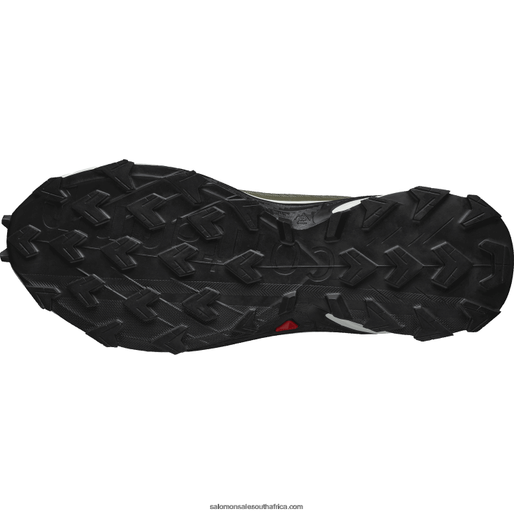 Salomon Men\s Trail Running Shoes - Alphacross 4 Gore-Tex JV8B481476 Deep Lichen Green/Vanilla Ice/Olive Night