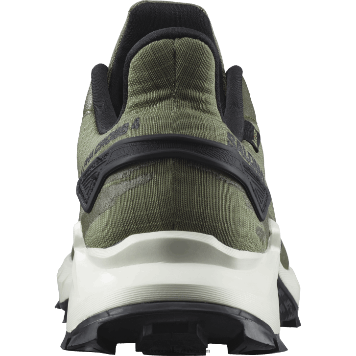 Salomon Men\s Trail Running Shoes - Alphacross 4 Gore-Tex JV8B481476 Deep Lichen Green/Vanilla Ice/Olive Night