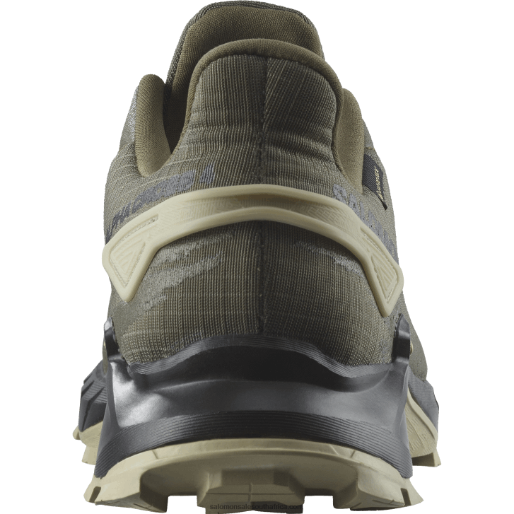 Salomon Men\s Trail Running Shoes - Alphacross 4 Gore-Tex JV8B481477 Olive Night/Black/Moss Gray