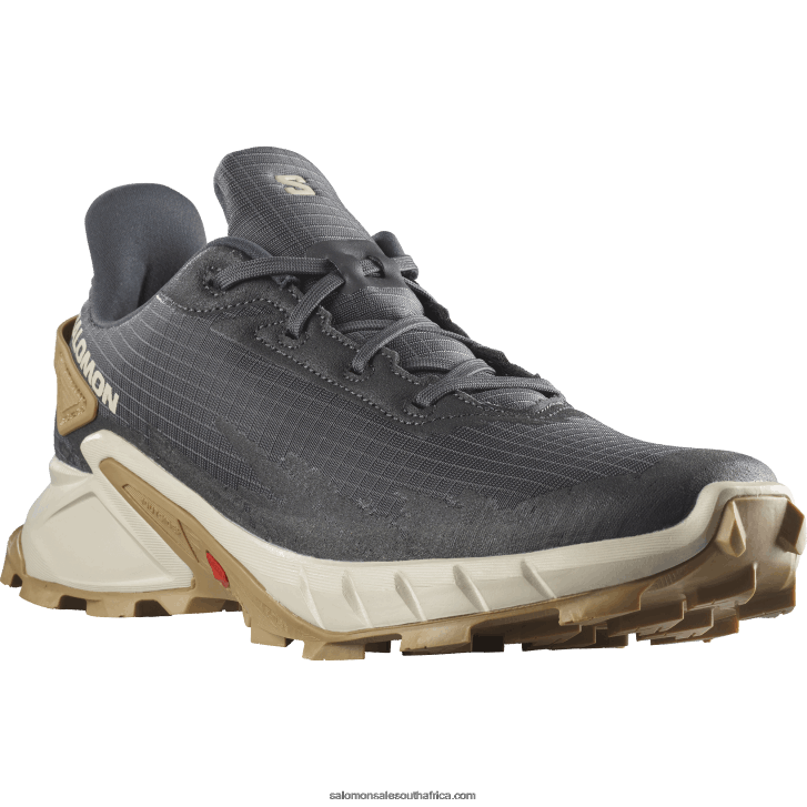 Salomon Men\s Trail Running Shoes - Alphacross 4 JV8B481483 Ebony/Rainy Day/Phantom