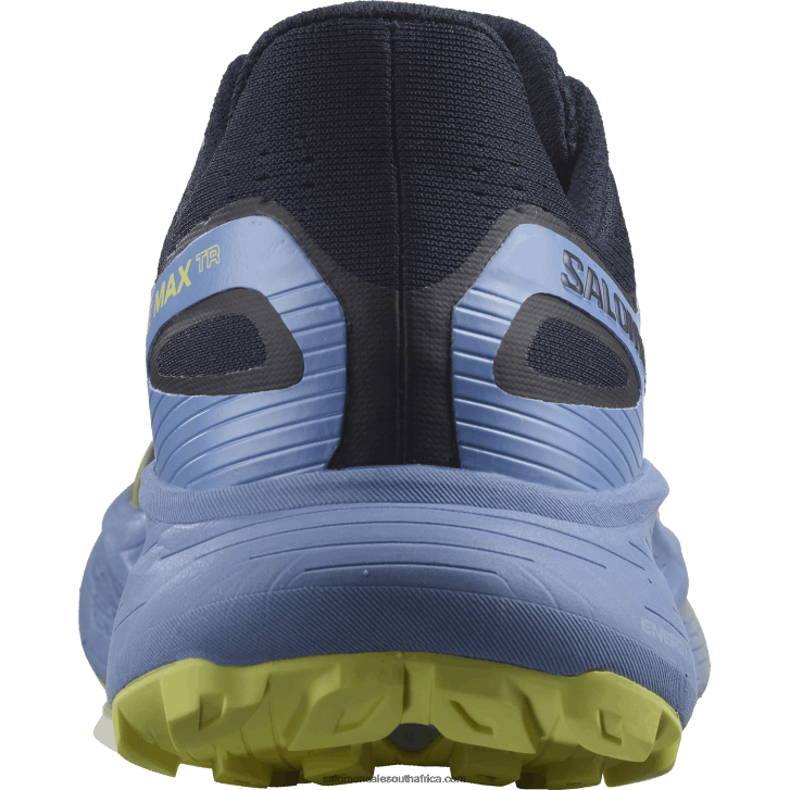 Salomon Men\s Trail Running Shoes - Glide Max Tr JV8B481448 Granada Sky/Dark Sapphire/Sunny Lime