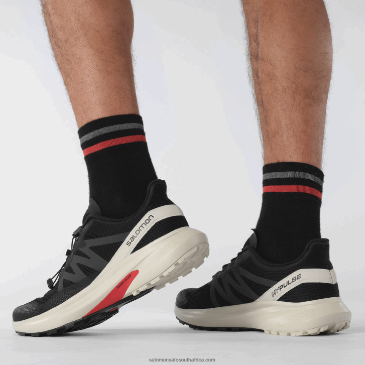 Salomon Men\s Trail Running Shoes - Hypulse JV8B481485 Black/Rainy Day