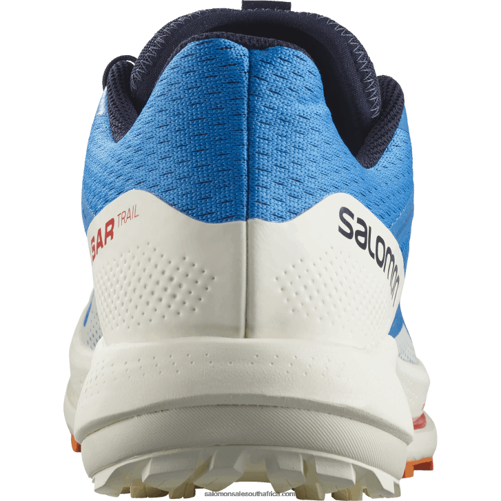 Salomon Men\s Trail Running Shoes - Pulsar Trail JV8B481458 Indigo Bunting/Vanilla Ice/Vibrant Orange