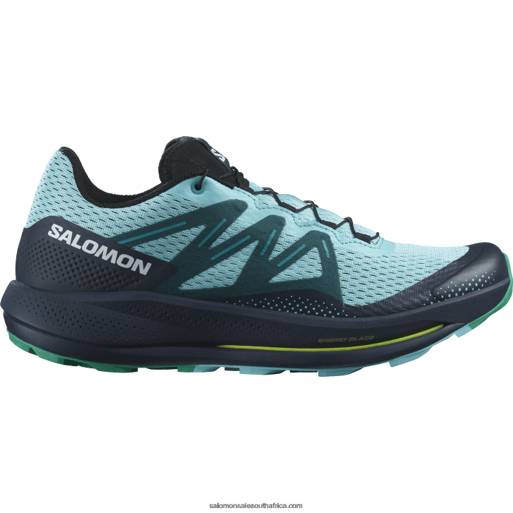Salomon Mens Trail Running Shoes - Pulsar Trail JV8B481460 Blue Radiance/Carbon/Emerald
