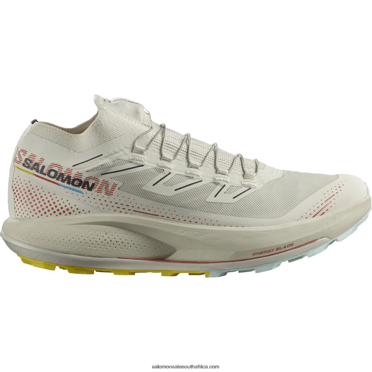 Salomon Mens Trail Running Shoes - Pulsar Trail Pro 2 JV8B481437 Rainy Day/Hot Sauce/Freesia