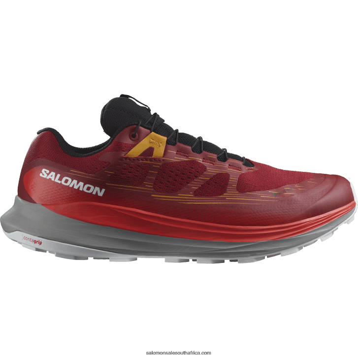 Salomon Mens Trail Running Shoes - Ultra Glide 2 Gore-Tex JV8B481442 Biking Red/Frost Gray/Turmeric