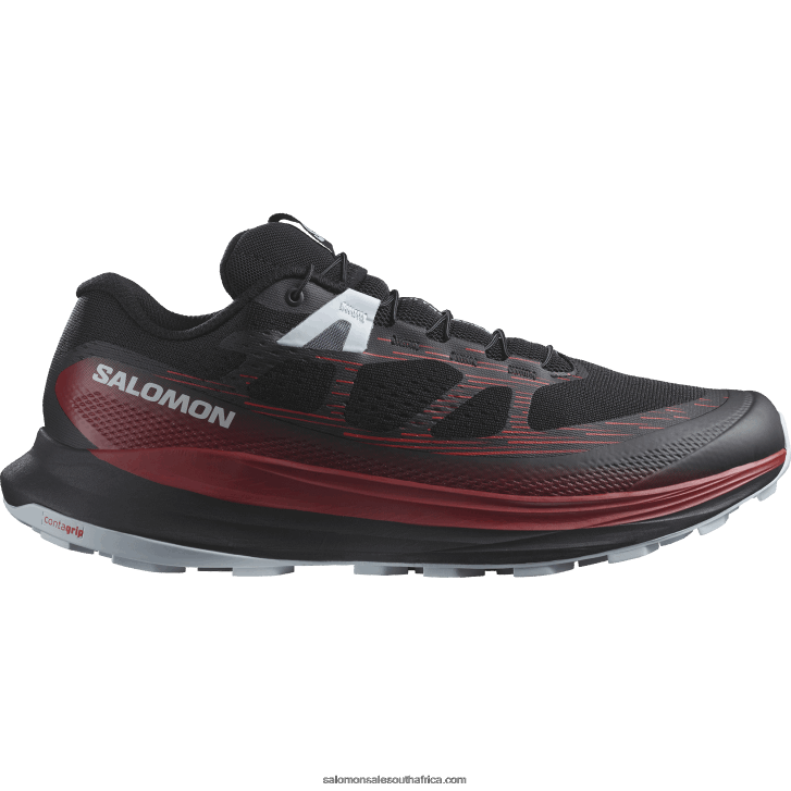 Salomon Mens Trail Running Shoes - Ultra Glide 2 JV8B481439 Black/Biking Red/Pearl Blue