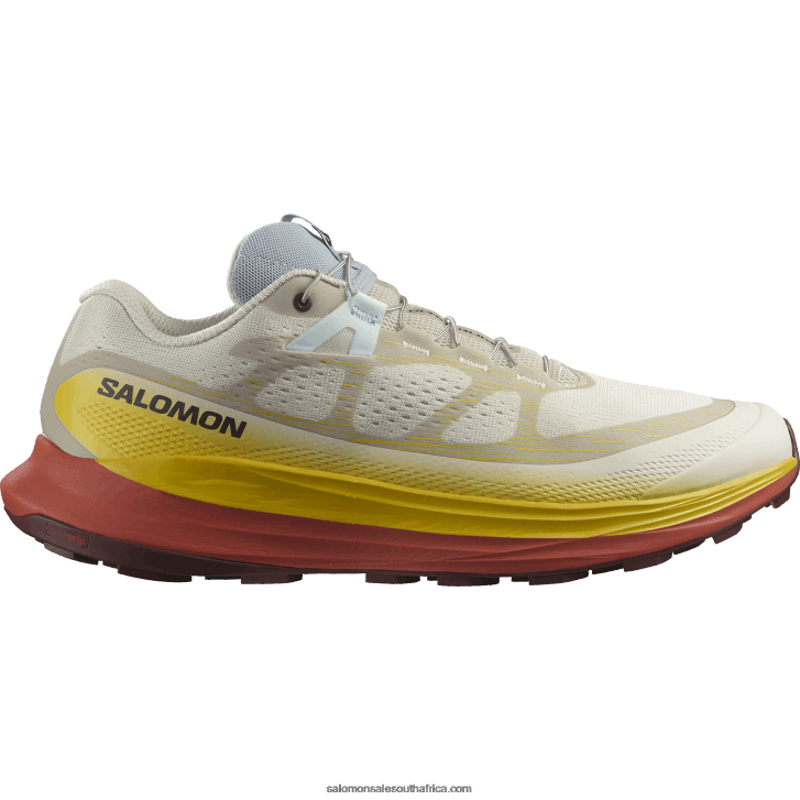 Salomon Mens Trail Running Shoes - Ultra Glide 2 JV8B481441 Rainy Day/Freesia/Hot Sauce