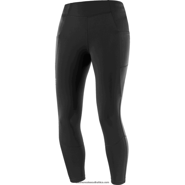 Salomon Women\s 5/6 Tights - Cross Run 25 JV8B481159 Deep Black