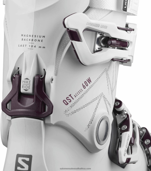 Salomon Women\s All-Mountain Boots - Qst Access 60 JV8B481041 White/Anthracite Translucent/Burgendy