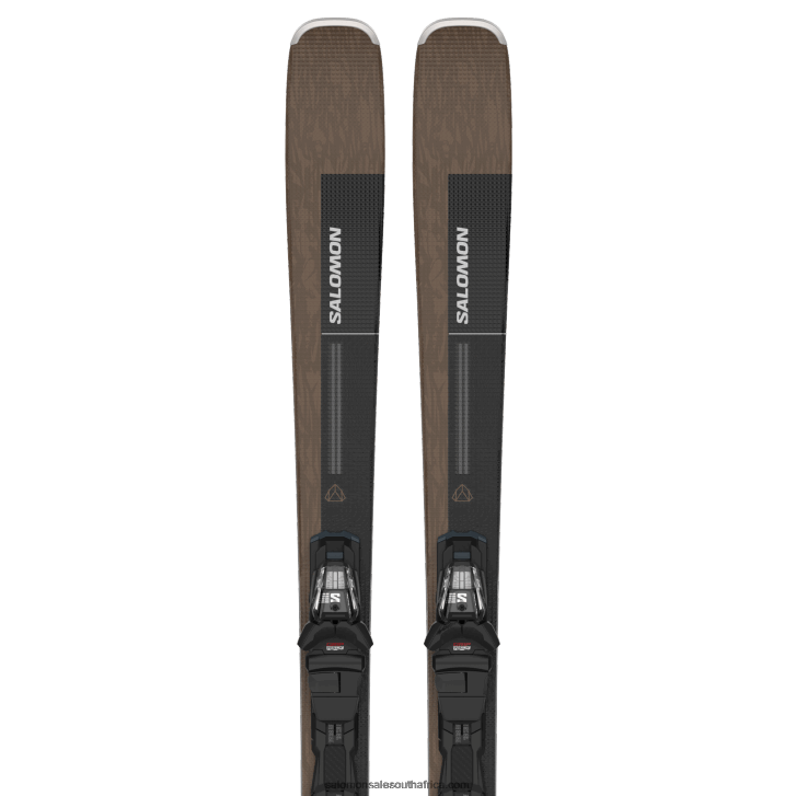 Salomon Womens All-Mountain Ski Package - Stance 84 (And M12) JV8B481021 Otter/Black/Silver Metallic