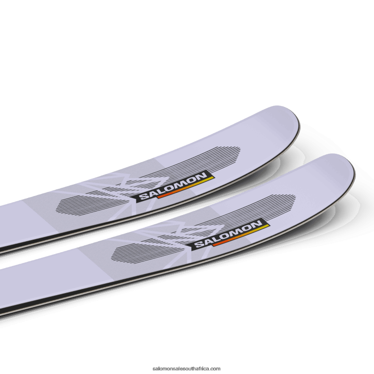 Salomon Women\s All-Mountain Skis - Qst 106 JV8B481001 Evening Haze/Acid Green/Flame