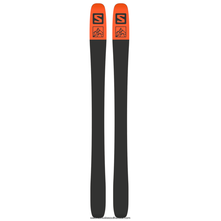 Salomon Women\s All-Mountain Skis - Qst 98 JV8B481014 Copen Blue/Flame/Black