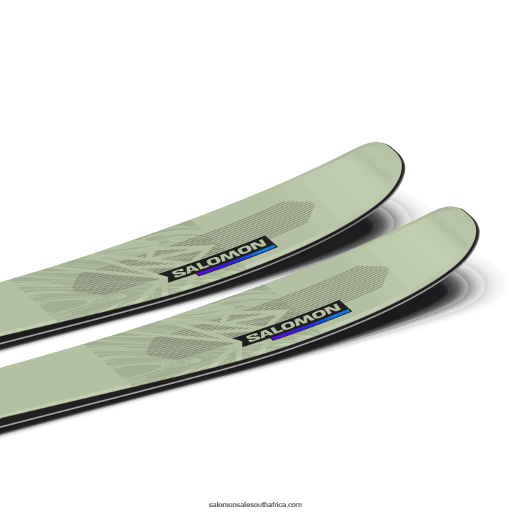 Salomon Women\s All-Mountain Skis - Qst Lumen 98 JV8B481286 White Moss/Dusk Purple/Black