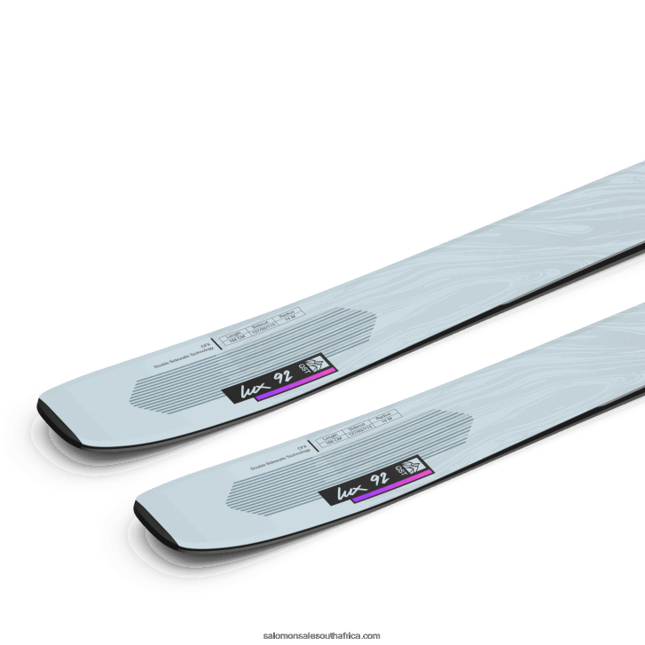 Salomon Women\s All-Mountain Skis - Qst Lux 92 JV8B481016 Gray Dawn/Neon Pink/Black