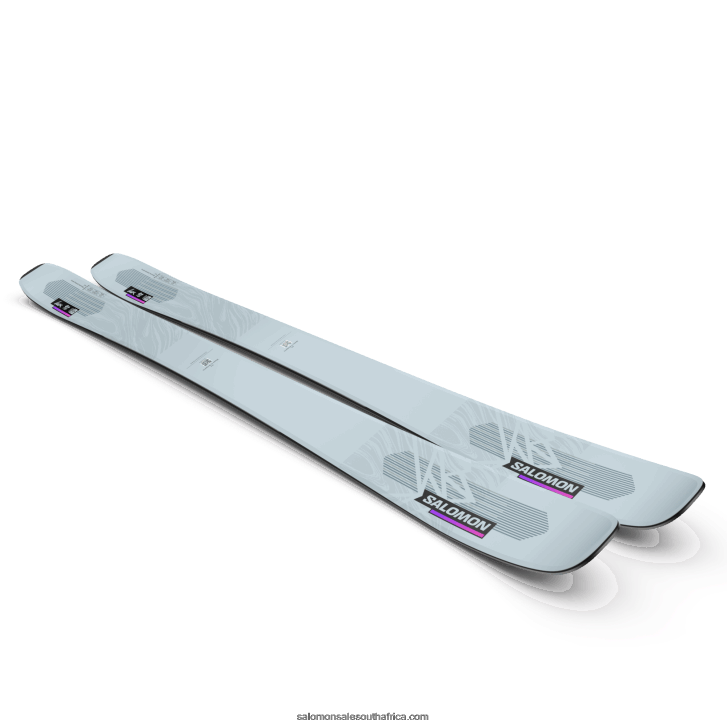 Salomon Women\s All-Mountain Skis - Qst Lux 92 JV8B481016 Gray Dawn/Neon Pink/Black