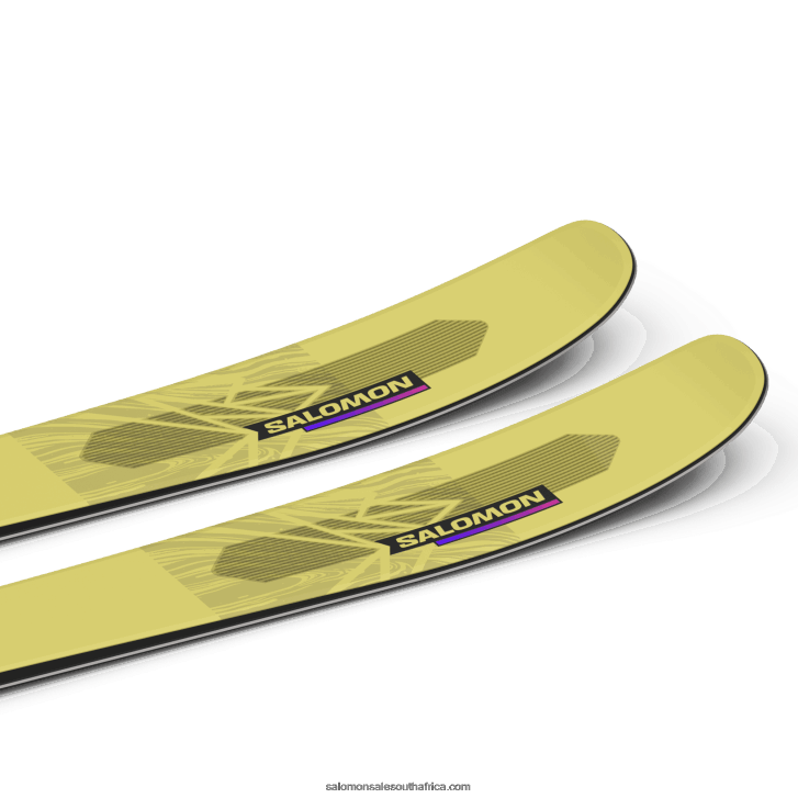 Salomon Women\s All-Mountain Skis - Qst Stella 106 JV8B481012 Yellow Pear/Neon Pink