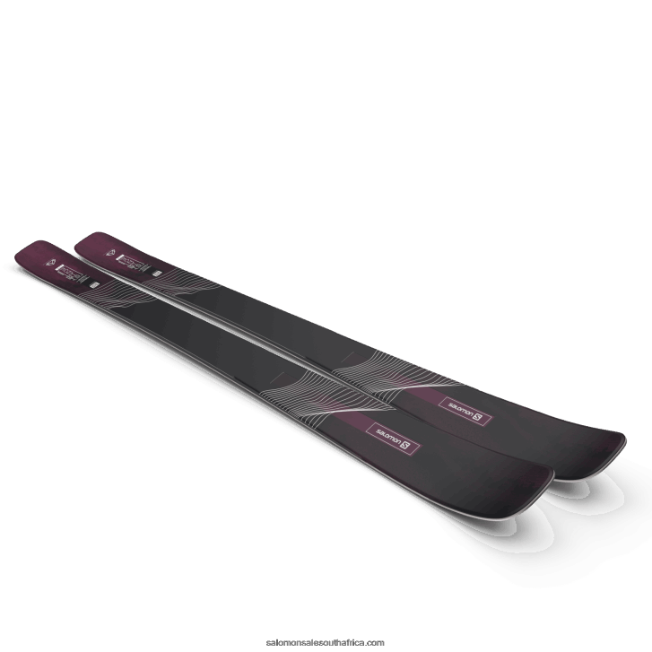 Salomon Women\s All-Mountain Skis - Stance 84 JV8B481003 Black/Bordeau