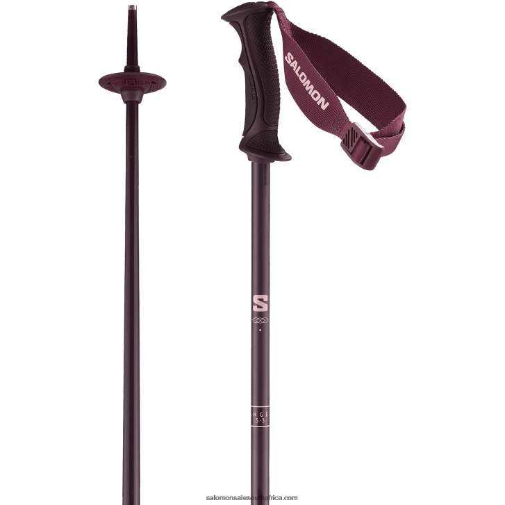 Salomon Womens Alpine Poles - Angel S3 JV8B481291 Fig