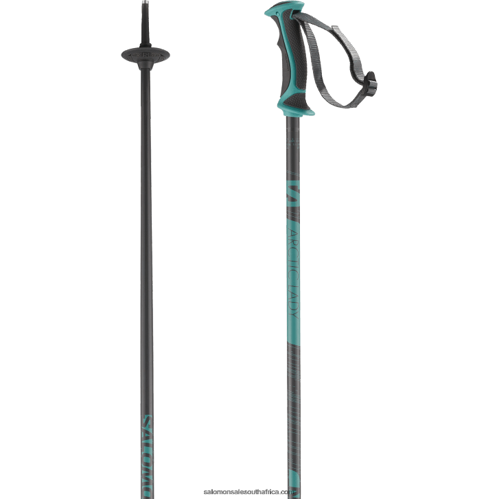 Salomon Womens Alpine Poles - Arctic Lady JV8B481295 Grey/Green