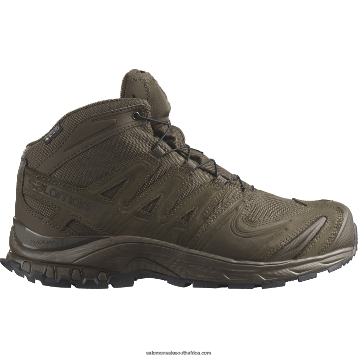 Salomon Womens Forces Shoes - Xa Forces Mid Gore-Tex En JV8B48818 Earth Brown