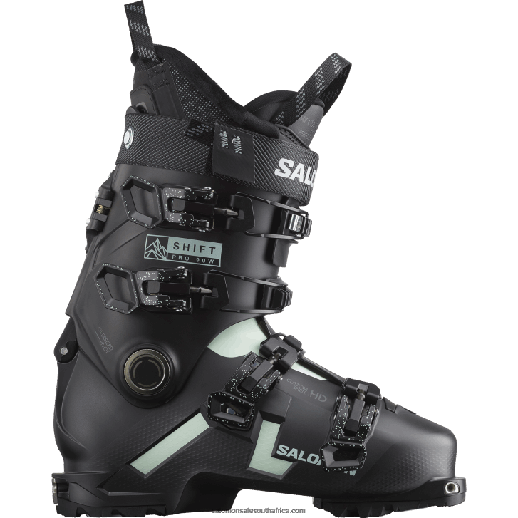 Salomon Womens Freeride Boots - Shift Pro 90 At JV8B481287 Black/White Moss/Belluga