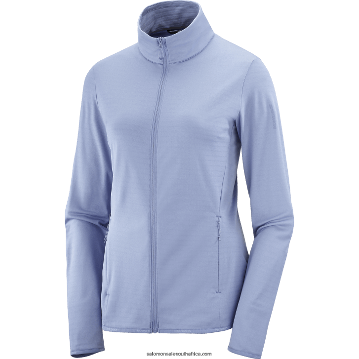 Salomon Women\s Full Zip Midlayer Jacket - Essential Lightwarm JV8B48863 English Manor