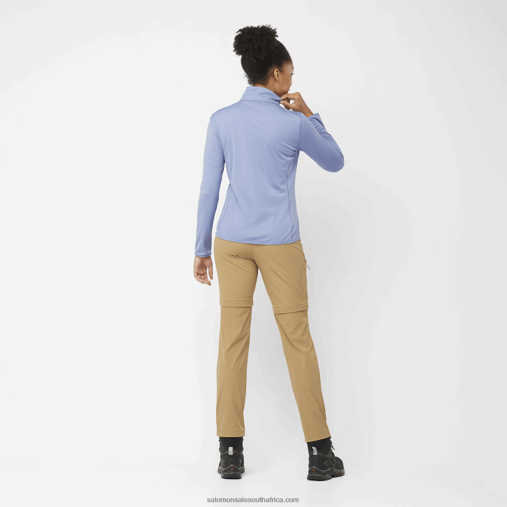 Salomon Women\s Full Zip Midlayer Jacket - Essential Lightwarm JV8B48863 English Manor