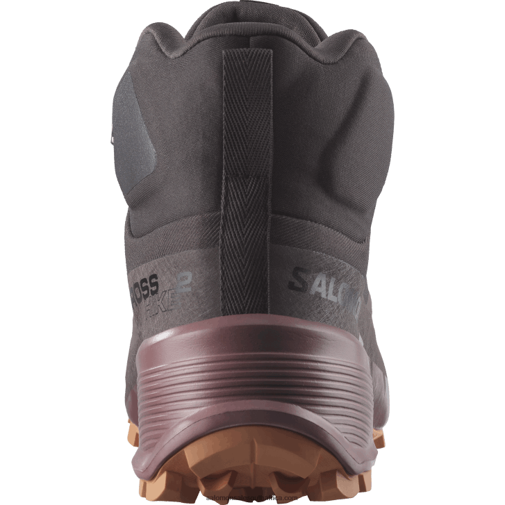 Salomon Women\s Hiking Boots - Cross Hike 2 Mid Gore-Tex JV8B48737 Shale/Wild Ginger/Coral Gold