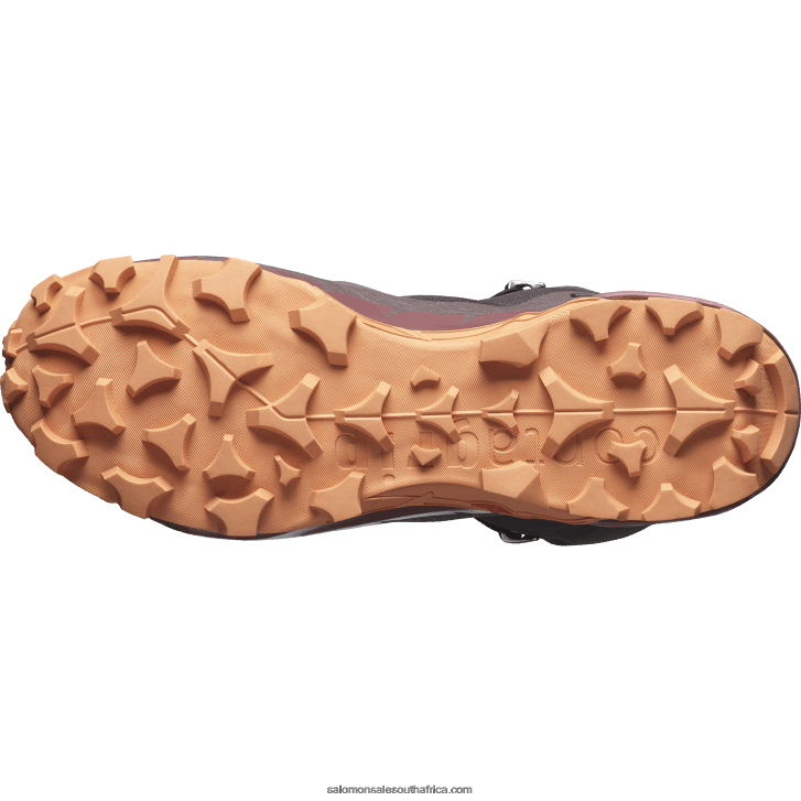 Salomon Women\s Hiking Boots - Cross Hike 2 Mid Gore-Tex JV8B48737 Shale/Wild Ginger/Coral Gold