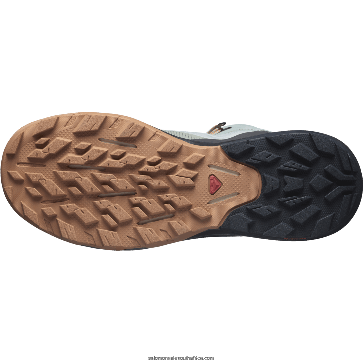 Salomon Women\s Hiking Boots - Outpulse Mid Gore-Tex JV8B481115 Wrought Iron/Ebony/Blazing Orange