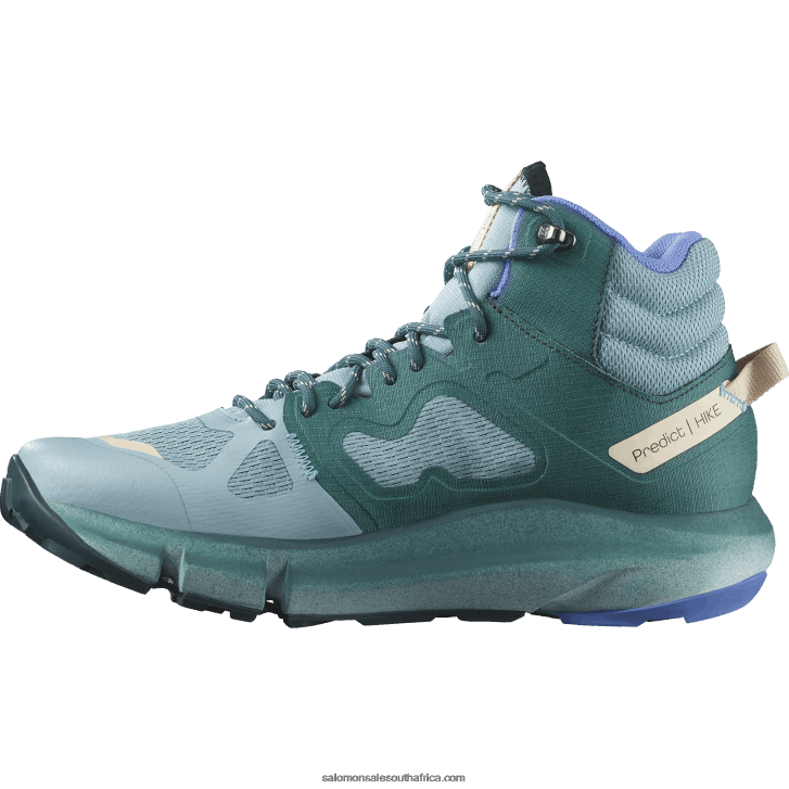 Salomon Women\s Hiking Boots - Predict Hike Mid Gore-Tex JV8B481132 Stone Blue/Atlantic Deep/Granada Sky
