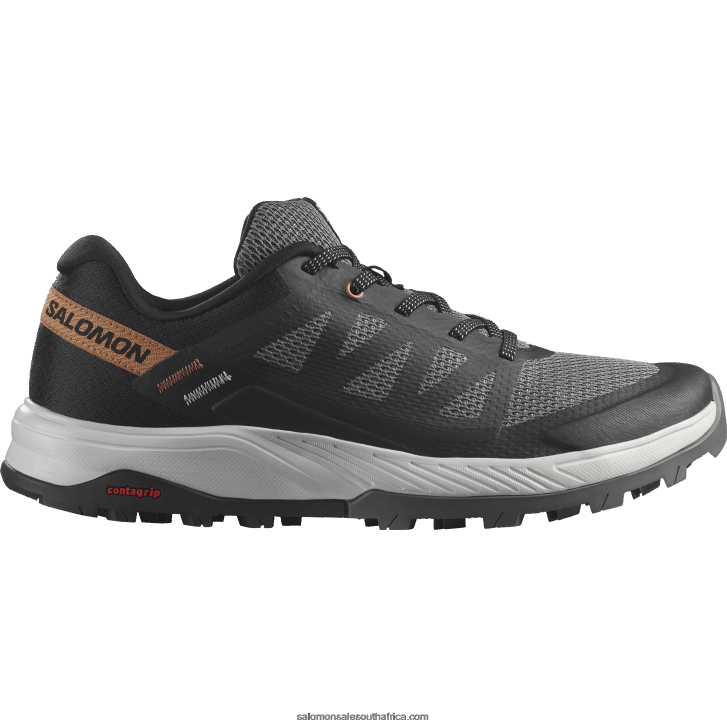 Salomon Womens Hiking Shoes - Outrise JV8B481280 Plum Kitten/Black/Coral Gold