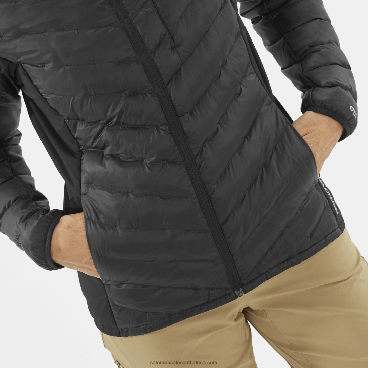 Salomon Women\s Insulated Jacket Hoodie - Outline Primaloft JV8B48835 Deep Black